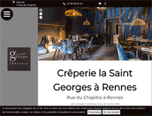 Tablet Screenshot of creperiesaintgeorges.fr
